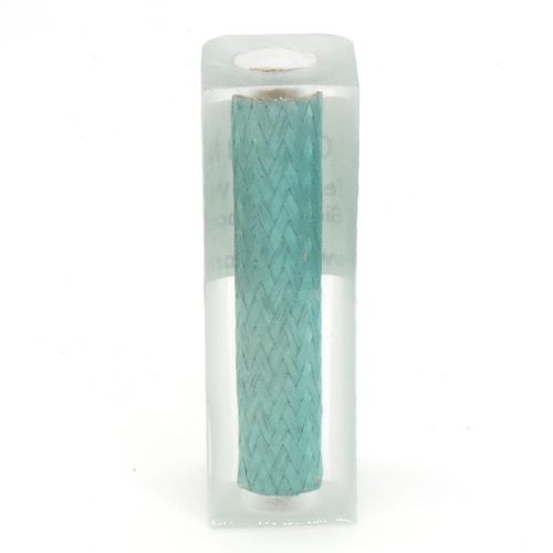 Teal Pearl Crafted Makes wire braid pen blank - Sirocco/Sierra